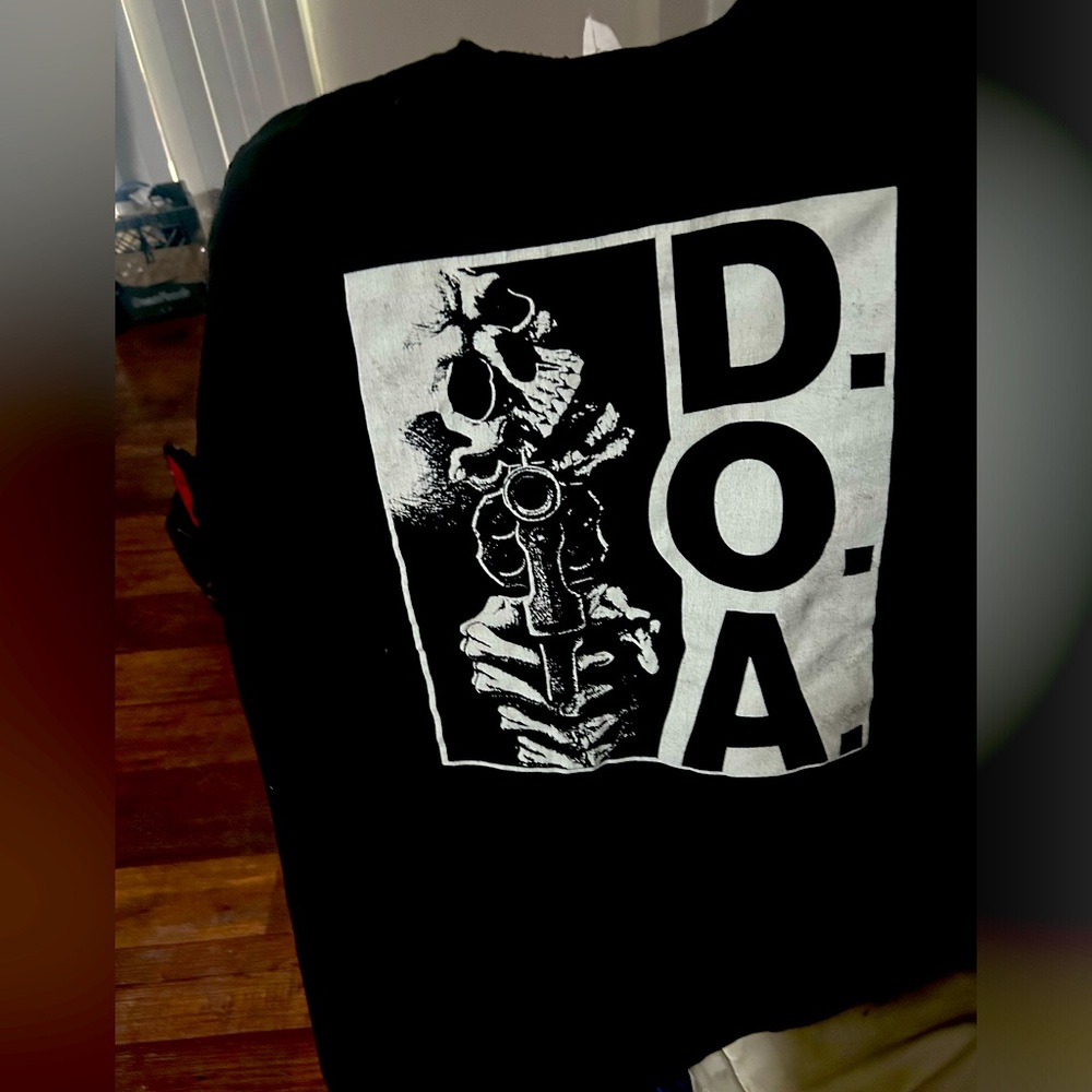 DOA(Dead on Arrival) punk band Tee shirt